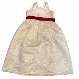 Handmade Flower Girl Lace Formal Dress Toddler 3T